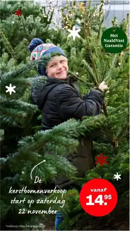 Welkoop De kerstbomenverkoop aanbieding