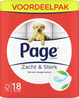 Dirk Page Toiletpapier 18 rollen zacht & sterk aanbieding
