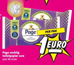 Nettorama Page vochtig toiletpapier care aanbieding