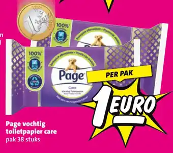 Nettorama Page vochtig toiletpapier care aanbieding