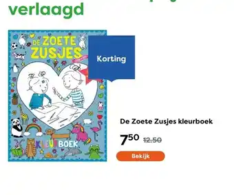 The Read Shop De Zoete Zusjes kleurboek aanbieding