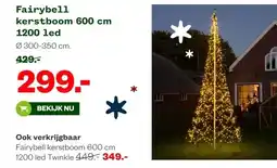 Welkoop Fairybell kerstboom 1200 led aanbieding