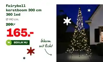 Welkoop Fairybell kerstboom 360 led aanbieding