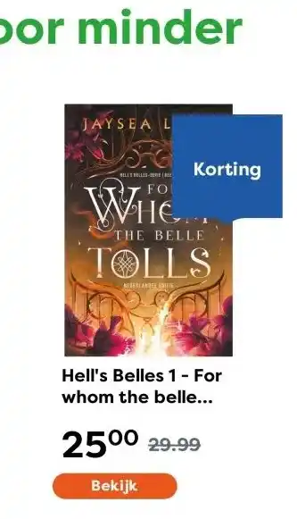 The Read Shop Hell's Belles 1 - For whom the belle tolls aanbieding