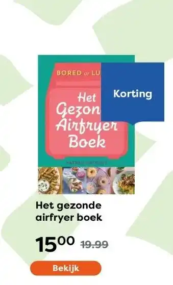 The Read Shop Het gezonde airfryer boek aanbieding