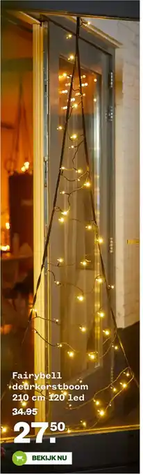 Welkoop Fairybell deurkerstboom 120 led aanbieding