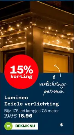 Welkoop Lumineo Icicle verlichting aanbieding