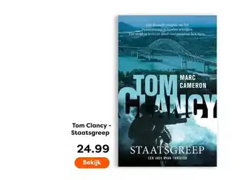 The Read Shop Tom Clancy - Staatsgreep aanbieding