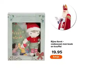 The Read Shop Bijna Kerst- cadeauset met boek en knuffel aanbieding
