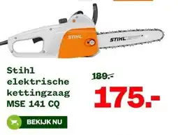 Welkoop Stihl elektrische kettingzaag MSE 141 CQ aanbieding