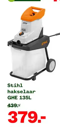 Welkoop Stihl hakselaar GHE aanbieding