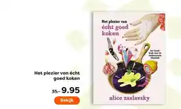 The Read Shop Het plezier van écht goed koken . aanbieding