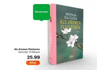 The Read Shop Als dromen fluisteren aanbieding
