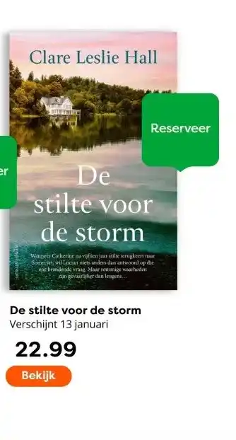The Read Shop De stilte voor de storm aanbieding