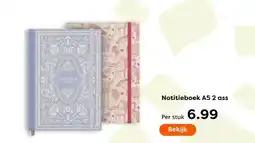 The Read Shop Notitieboek A5 2 ass aanbieding