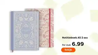 The Read Shop Notitieboek A5 2 ass aanbieding