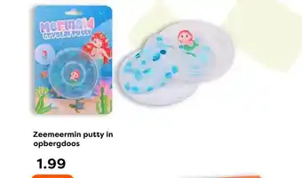 The Read Shop Zeemeermin putty in opbergdoos aanbieding