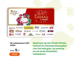 The Read Shop DE cadeaukaart SINT editie aanbieding