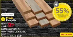 Praxis Laminaat plank - Montmelo - Natuur Eik - aanbieding