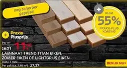 Praxis Laminaat plank - Trend Oak Eiken - aanbieding
