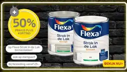 Praxis op Flexa Strak in de Lak binnenlakken aanbieding
