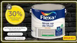 Praxis op Flexa Strak op de Muur kleurmuurverf aanbieding