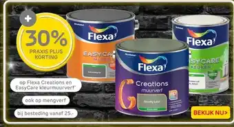 Praxis op Flexa Creations en EasyCare kleurmuurverf aanbieding