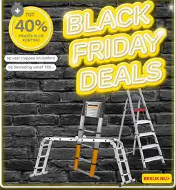 Praxis op veel trappen en ladders aanbieding