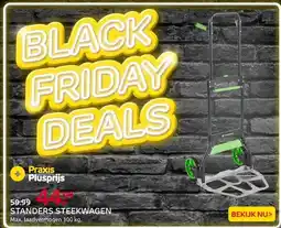 Praxis Standers inklapbare steekwagen 100kg aanbieding