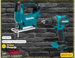 Praxis 18 V Combiset voor boor- en schroefwerk aanbieding