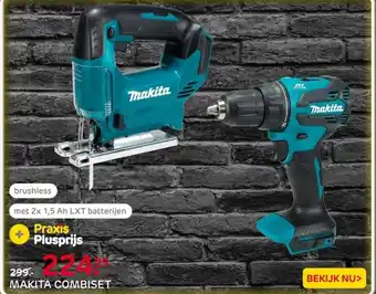 Praxis 18 V Combiset voor boor- en schroefwerk aanbieding