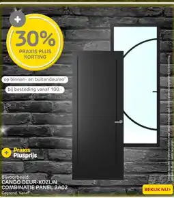 Praxis op binnen- en buitendeuren aanbieding