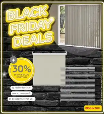 Praxis op raamdecoratie aanbieding