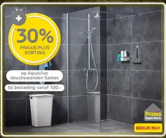 Praxis op AquaVive douchewanden Samos aanbieding