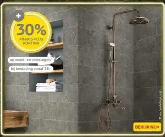 Praxis op wand- en vloertegels aanbieding