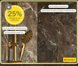 Praxis op Dumawall+ wandpanelen aanbieding