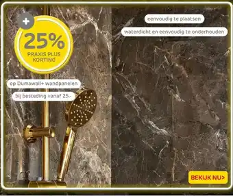 Praxis op Dumawall+ wandpanelen aanbieding