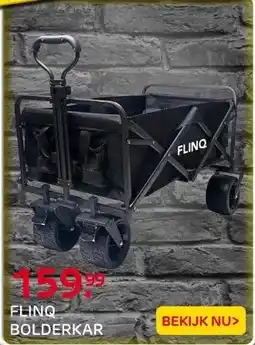 Praxis FlinQ Bolderkar - Opvouwbaar - Draaibare aanbieding