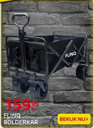 Praxis FlinQ Bolderkar - Opvouwbaar - Draaibare aanbieding