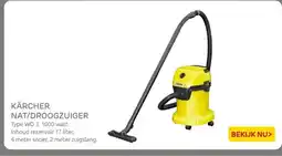 Praxis KÄRCHER NAT/DROOGZUIGER aanbieding