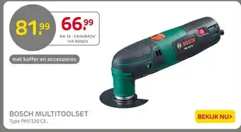Praxis BOSCH MULTITOOLSET aanbieding