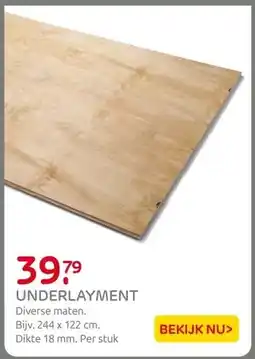 Praxis Underlayment T&G 122x244cm 18mm aanbieding