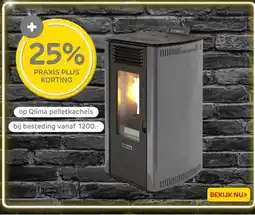 Praxis op Qlima pelletkachels aanbieding