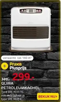 Praxis Petroleumkachel Qlima SRE 4035 TC aanbieding