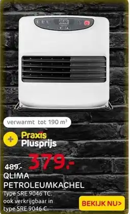 Praxis Petroleumkachel Qlima SRE 9046 TC aanbieding