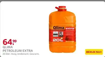 Praxis Qlima kachelbrandstof Extra 20L aanbieding