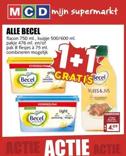 MCD Supermarkt ALLE BECEL aanbieding