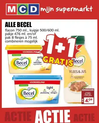 MCD Supermarkt ALLE BECEL aanbieding