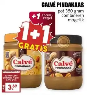 MCD Supermarkt CALVÉ PINDAKAAS aanbieding