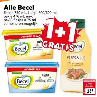 Coop Alle Becel aanbieding